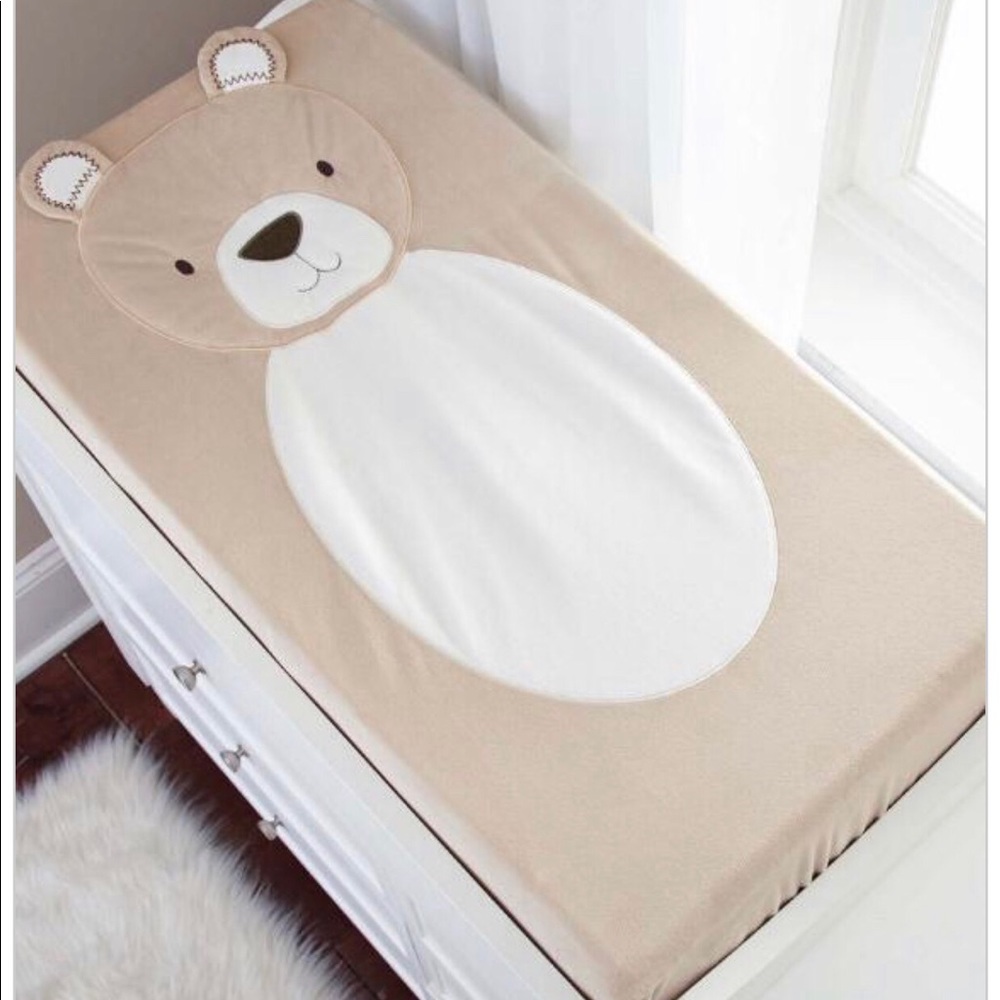 Bear changing pad cover